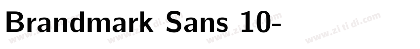 Brandmark Sans 10字体转换